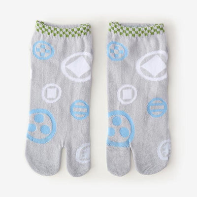 在Tabi袜子（长度）/家庭冠和方格银（Shirogane）2（男女）2