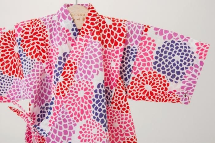 ●이세모멘 어린이 진베/ 나는 바쁘다 흰색