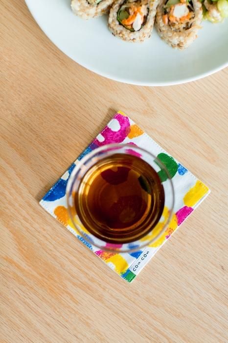 Cotton Teacup Saucer / SO-SU-U Multicolored Bright