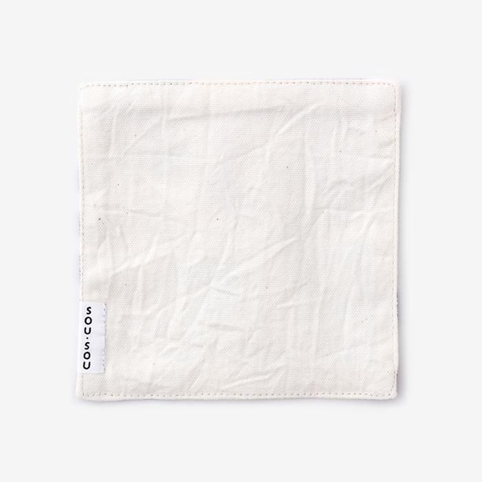 Cotton Teacup Coaster / Suzushiro Black