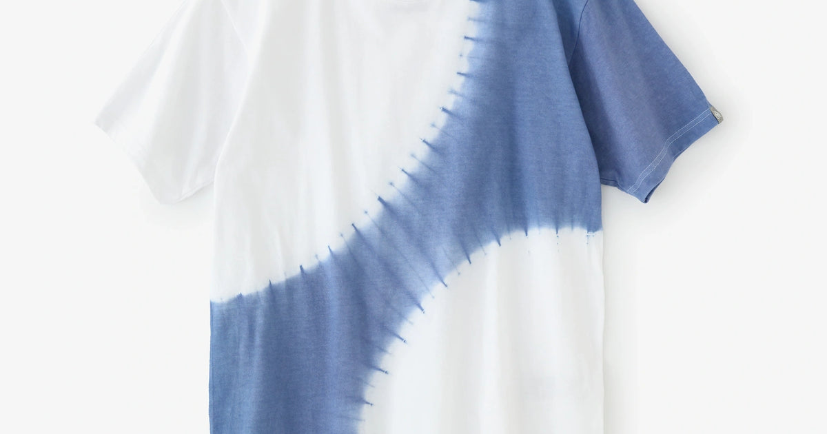 青と白のプリーツ加工半袖Tシャツ 9000047.webp?crop=center&