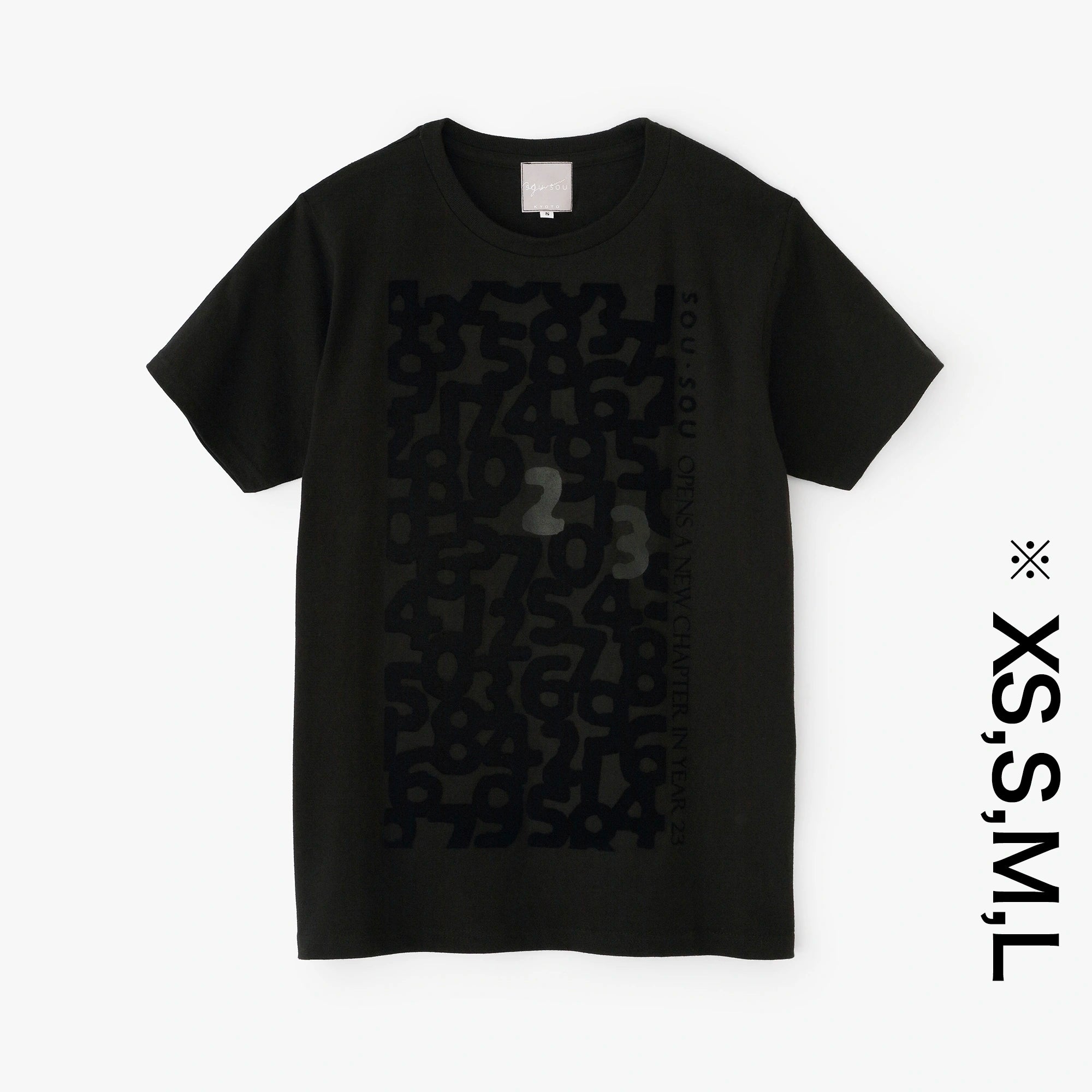 【8月中旬左右發送】23rd Anniversary 短袖T-Shirt[5.0]／黑色
