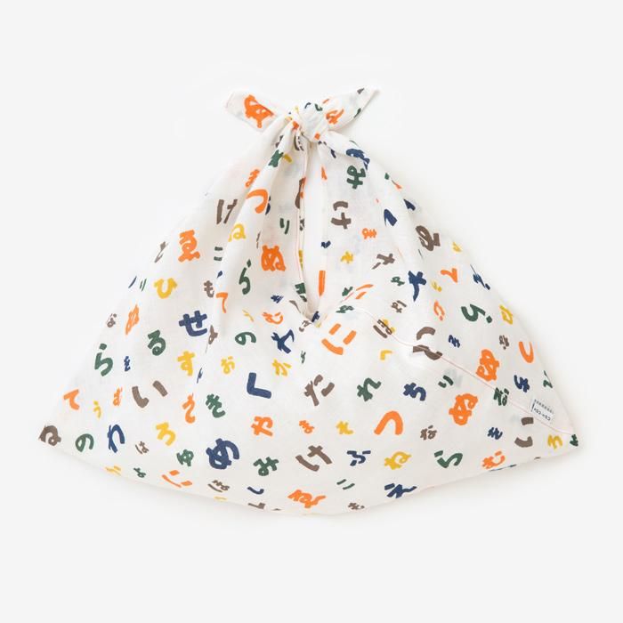 Isemomen Cotton Eco Bag / Japanese Alphabet Song Play in the Mountain