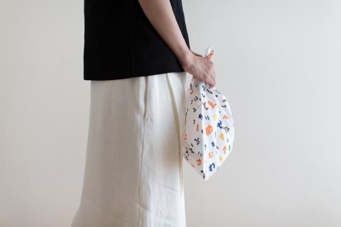 Isemomen Cotton Eco Bag / Japanese Alphabet Song Play in the Mountain