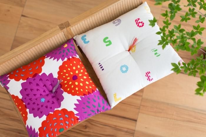 SOU・SOUKyoto Cushion（21 Count Plain Weave）／Dahlia【※Delivery in 3 weeks】