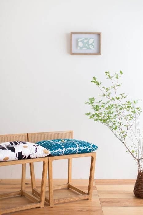 SOU・SOUKyoto Cushion（21 Count Plain Weave）／Hanaichimatsu(Hanaichimatsu) [※DeliveryApproximately 3 weeks]