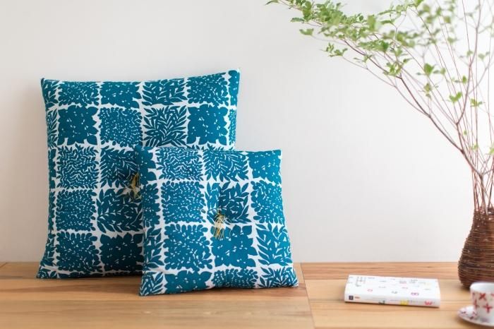 SOU・SOUKyoto Cushion（21 Count Plain Weave）／Hanaichimatsu(Hanaichimatsu) [※DeliveryApproximately 3 weeks]