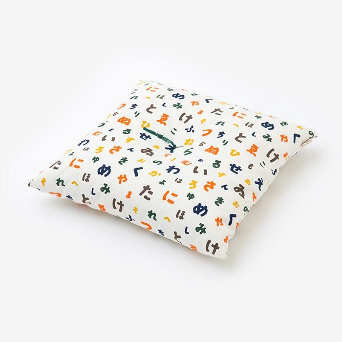 SOU・SOUKyoto Cushion（No.8 Canvas）／Japanese Alphabet Song Play in the Mountain【※Delivery in 3 weeks】