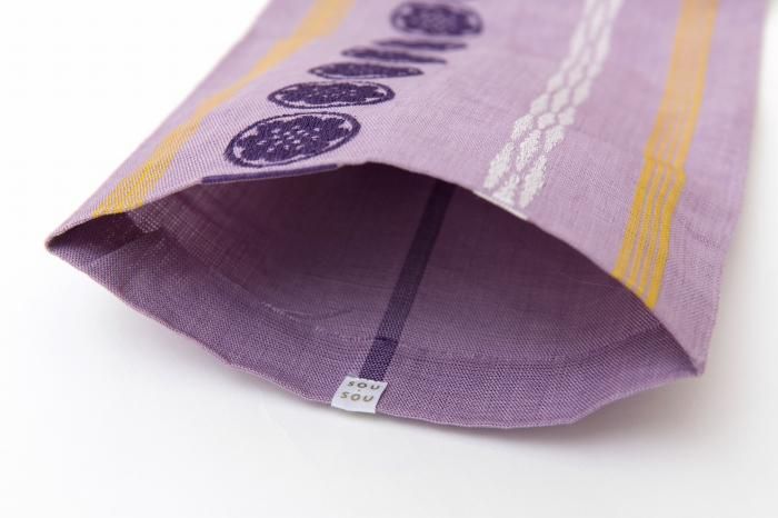 hakata karamushi obi/红色紫藤颜色（beni fujiiro）