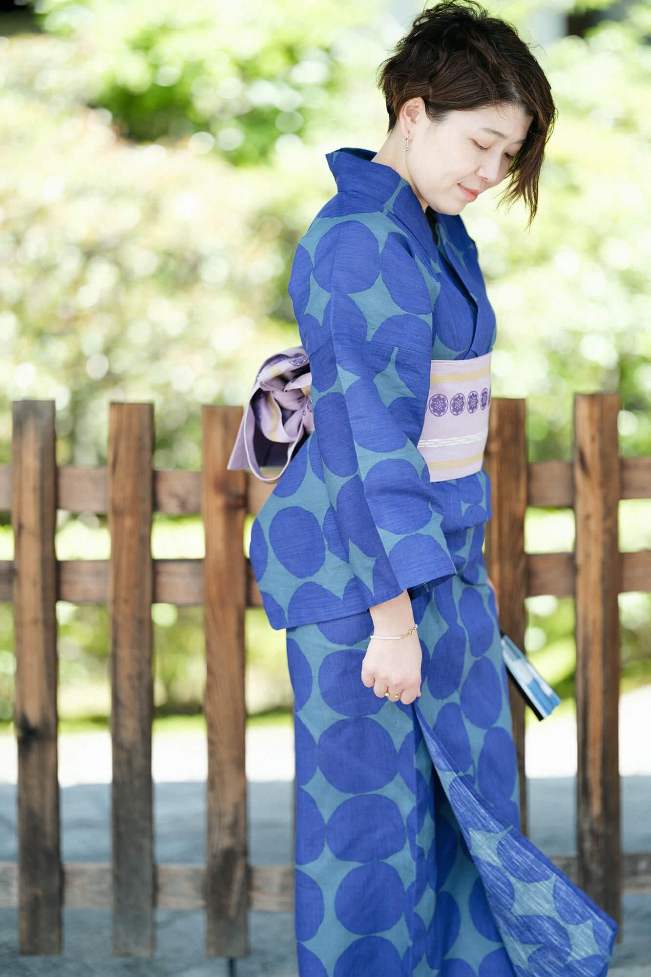 hakata karamushi obi/红色紫藤颜色（beni fujiiro）