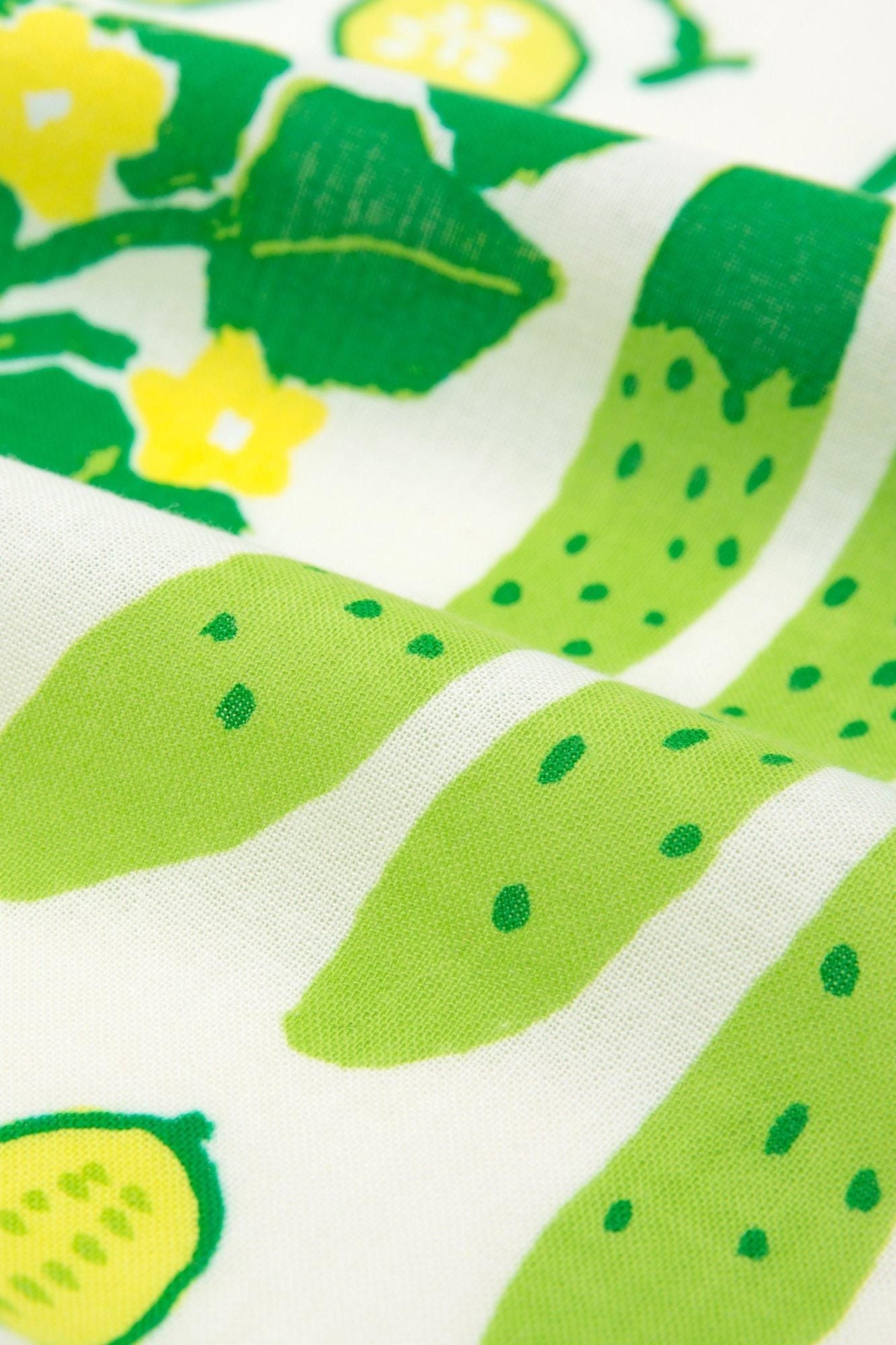 Isemomen Cotton Textile Handkerchief / Cucumber