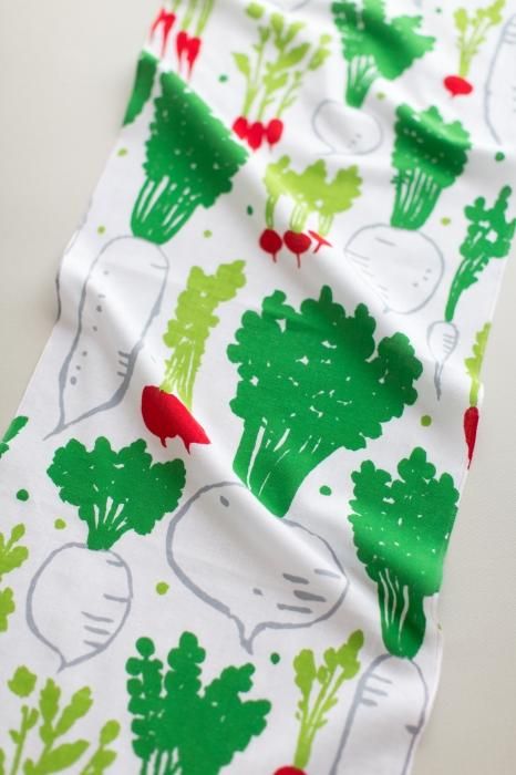 布料剪裁販售 （伊勢木棉 手巾）／蘿蔔<50cm>