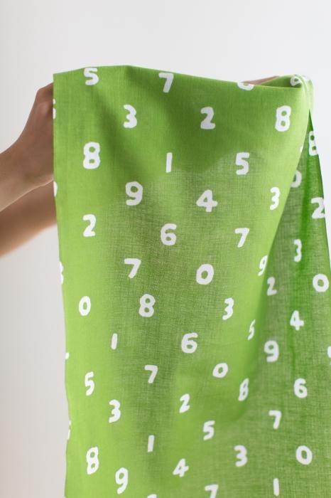 纺织品测量（ISE棉花tenugui） / so-su-u moegi（moegi）<50cm>