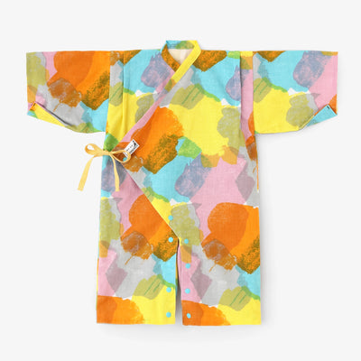 ●伊勢木棉 嬰兒包屁衣 附襯裡／ 隱約 