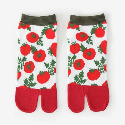 Tabi Socks（Low-cut）／Tomato Red【Men・Women】