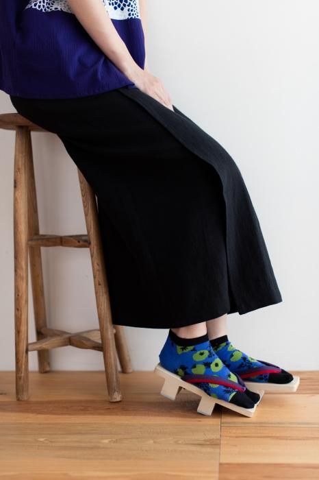 足袋下（踝丈）／トマト 濡羽色（ぬればいろ） 【男・女性用】