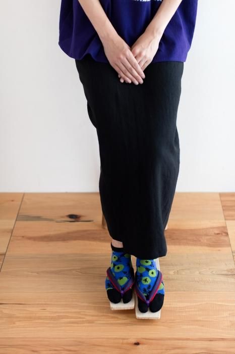 足袋下（踝丈）／トマト 濡羽色（ぬればいろ） 【男・女性用】