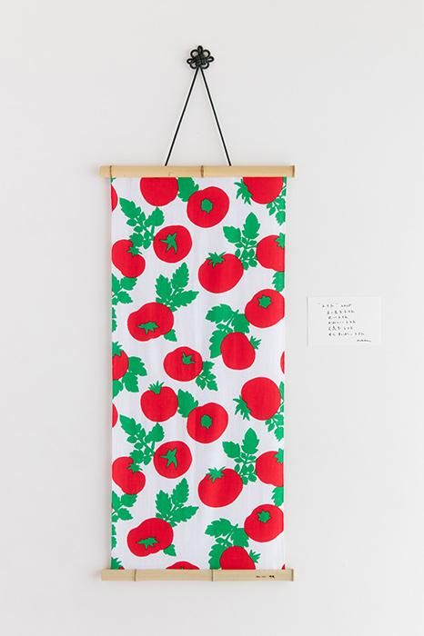 Isemomen Cotton Textile Handkerchief / Tomato
