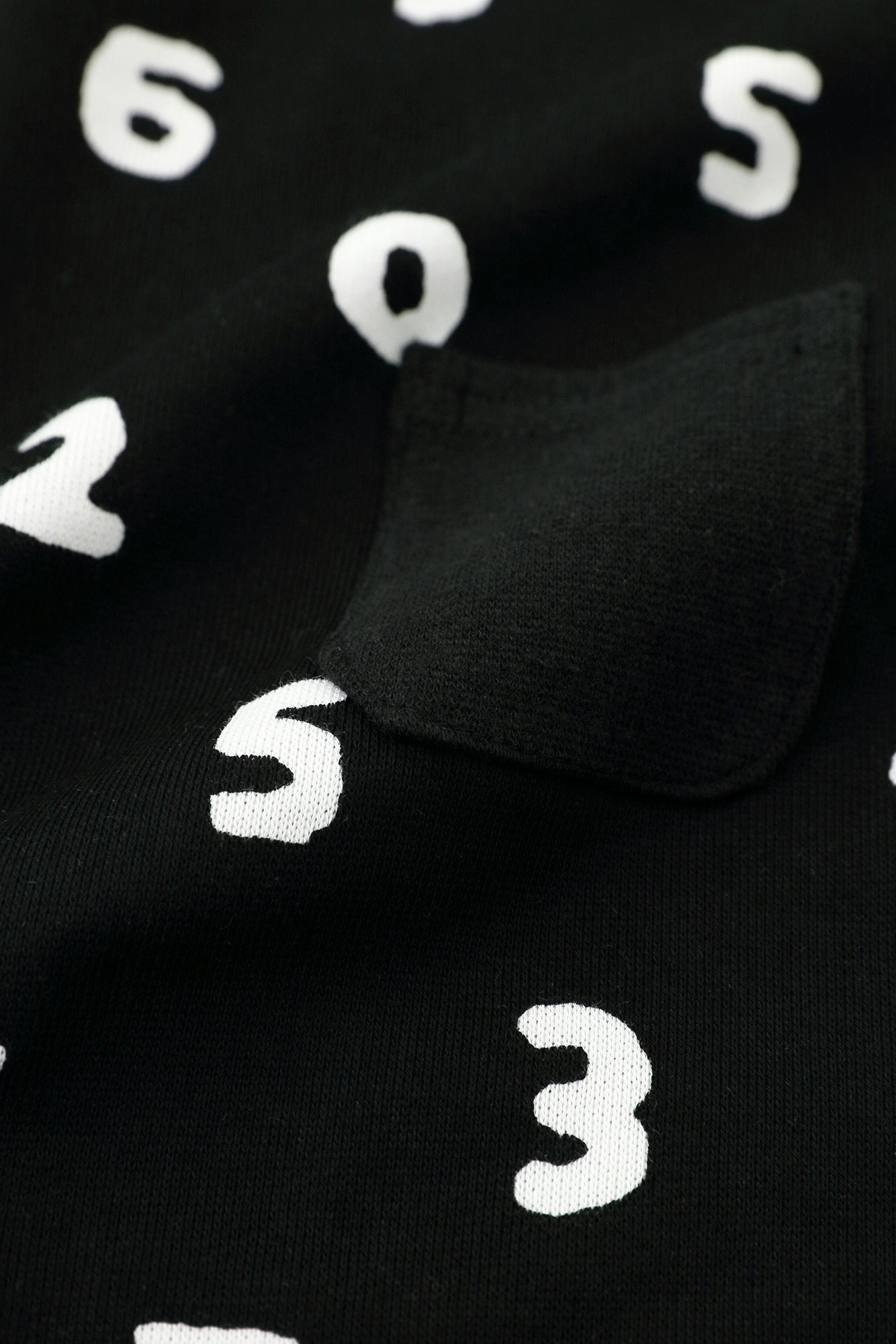 ●地窖 圓弧袖上衣素数 黑色