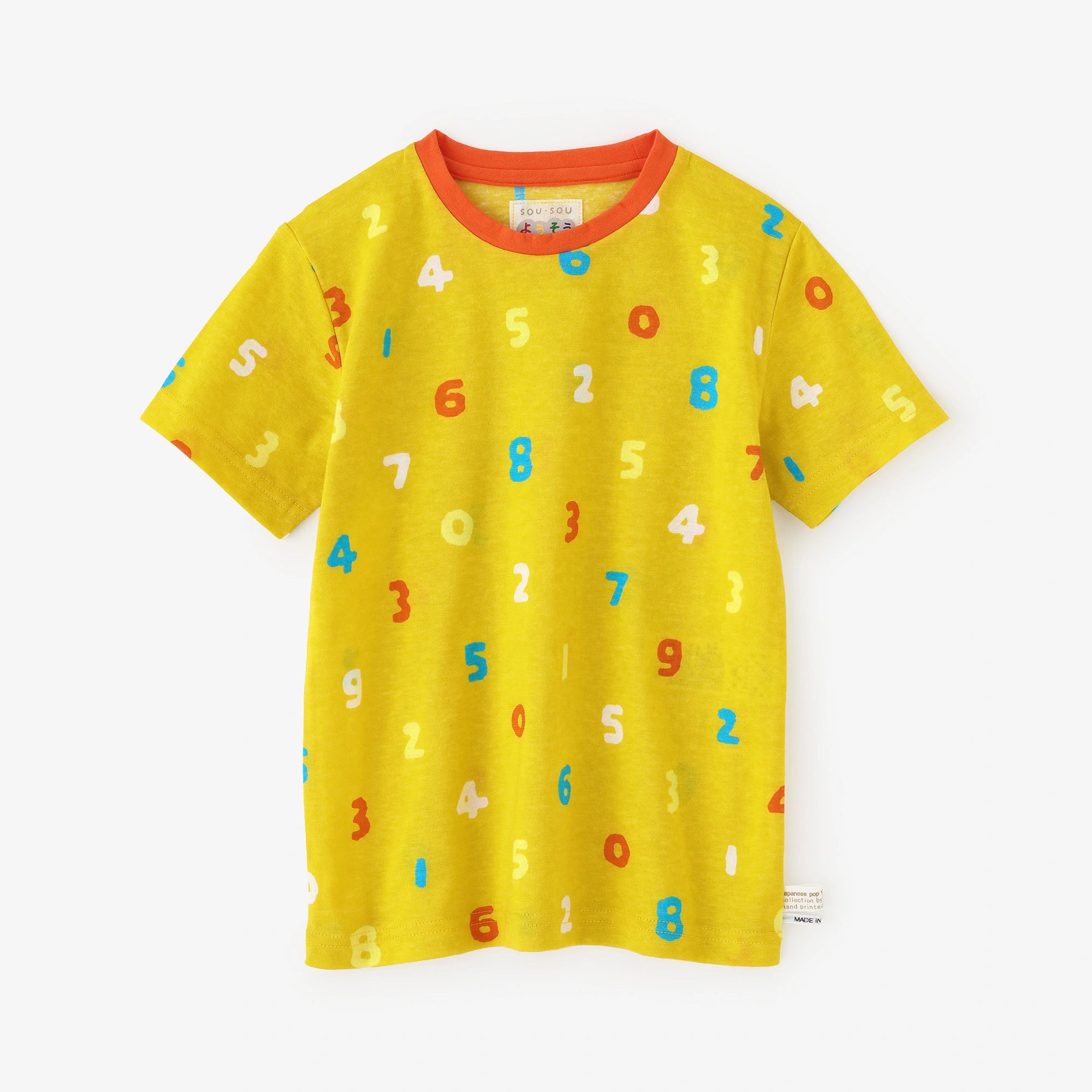 短袖T-shirt／SO-SU-U十數 四色 黃色