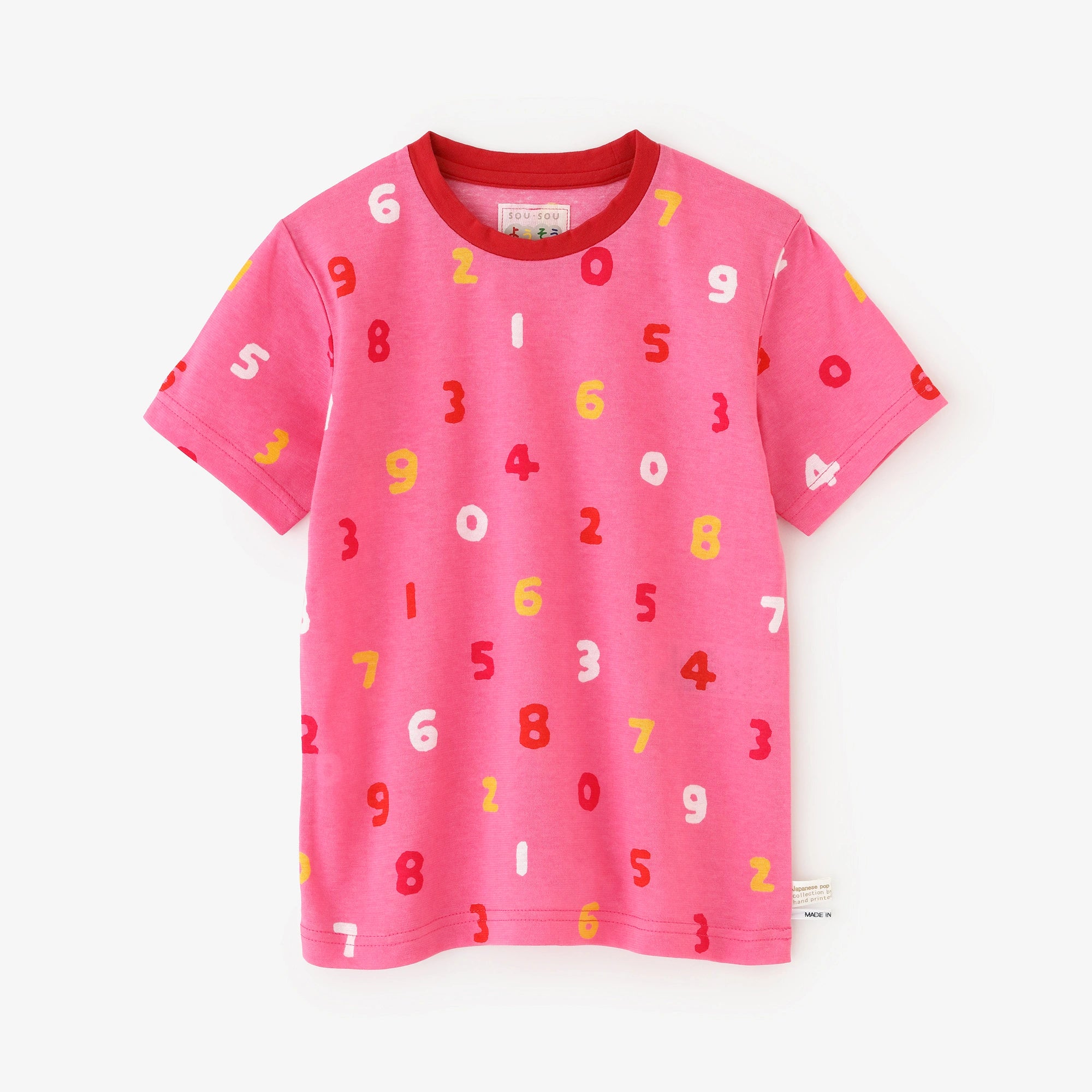 ●はんそでTシャツ／そすうよつみ ももいろ