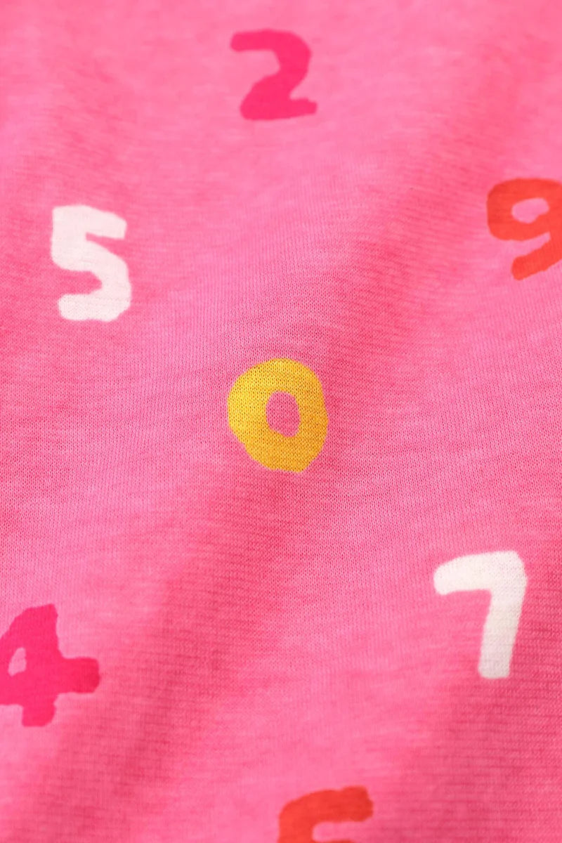 短袖T-shirt／SO-SU-U十數 四色 桃色