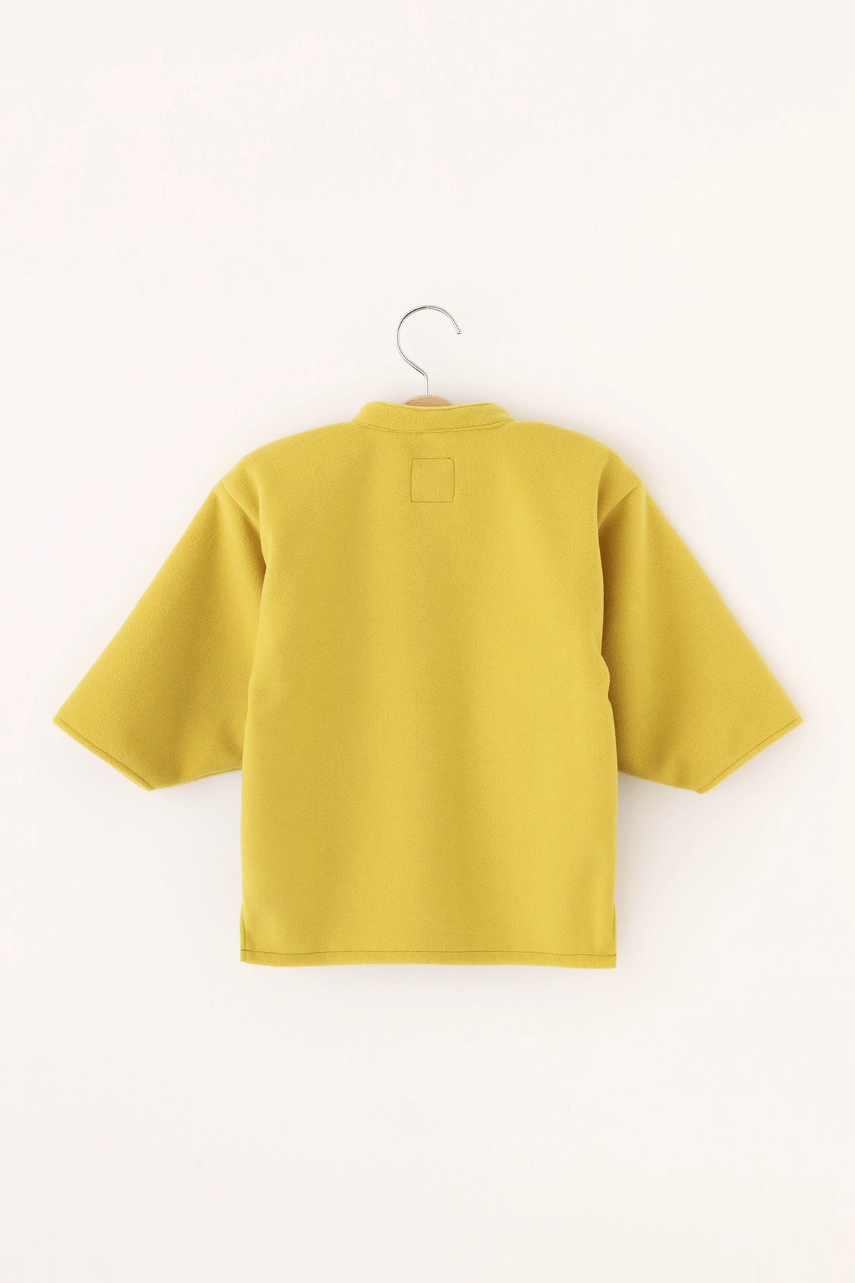 ●Polaire à motif de nénuphars / jaune-vert 