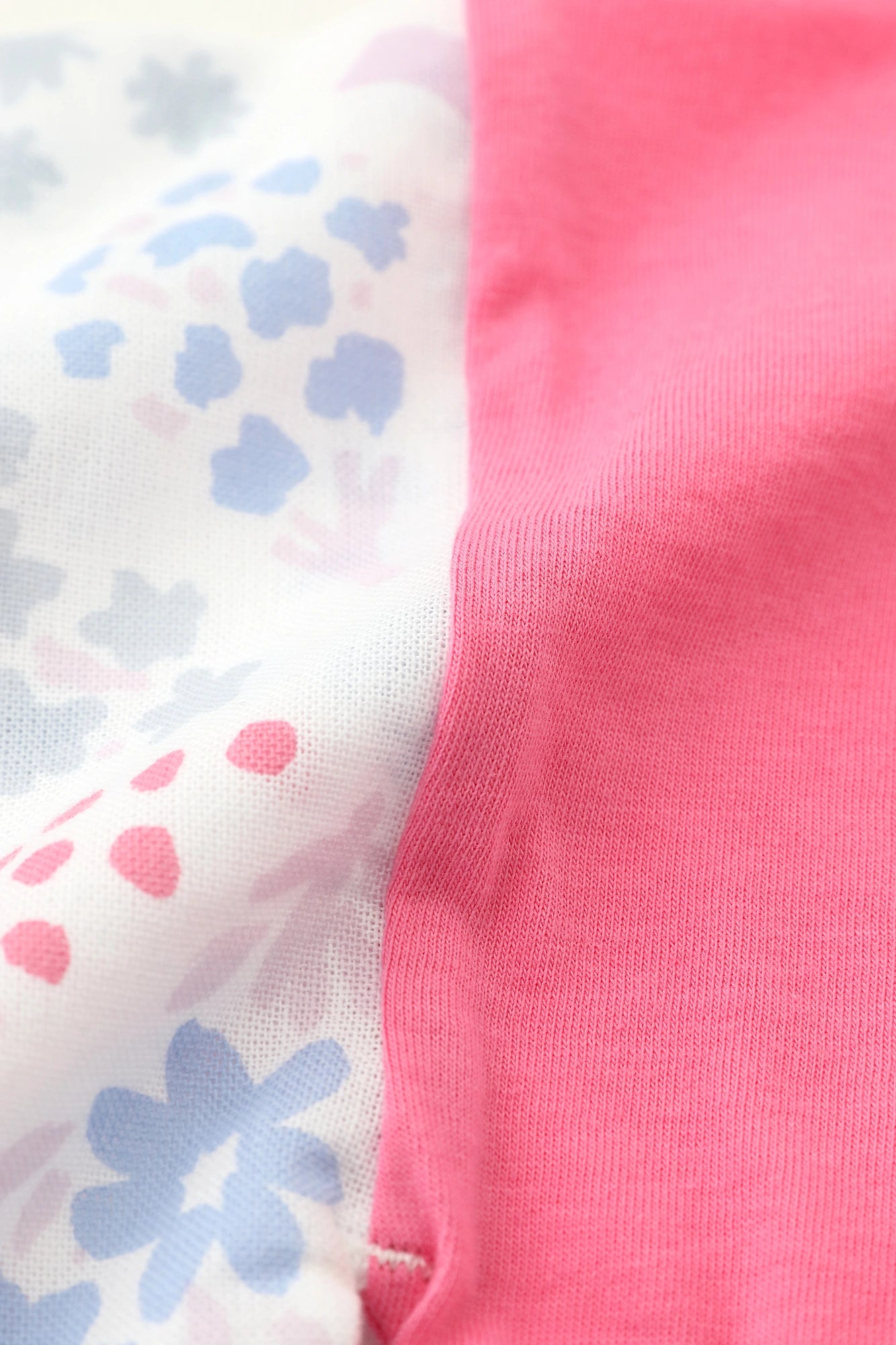 ●Kimono Sleeve Fubi Shirt／Peach Color×Chrysanthemum Pattern   Peach Color