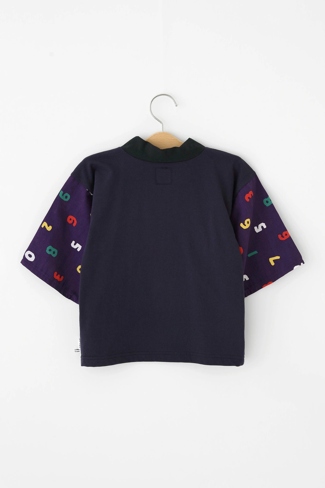 ●Kimono Sleeve Fubi Shirt／Dark Purple×SO-SU-U Gogyo (Five Elements) Water