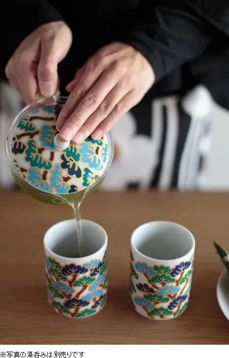 Hitzebeständiges Glas-Teekannen- und Teedosen-Set/Matsu ist wie Kiefer