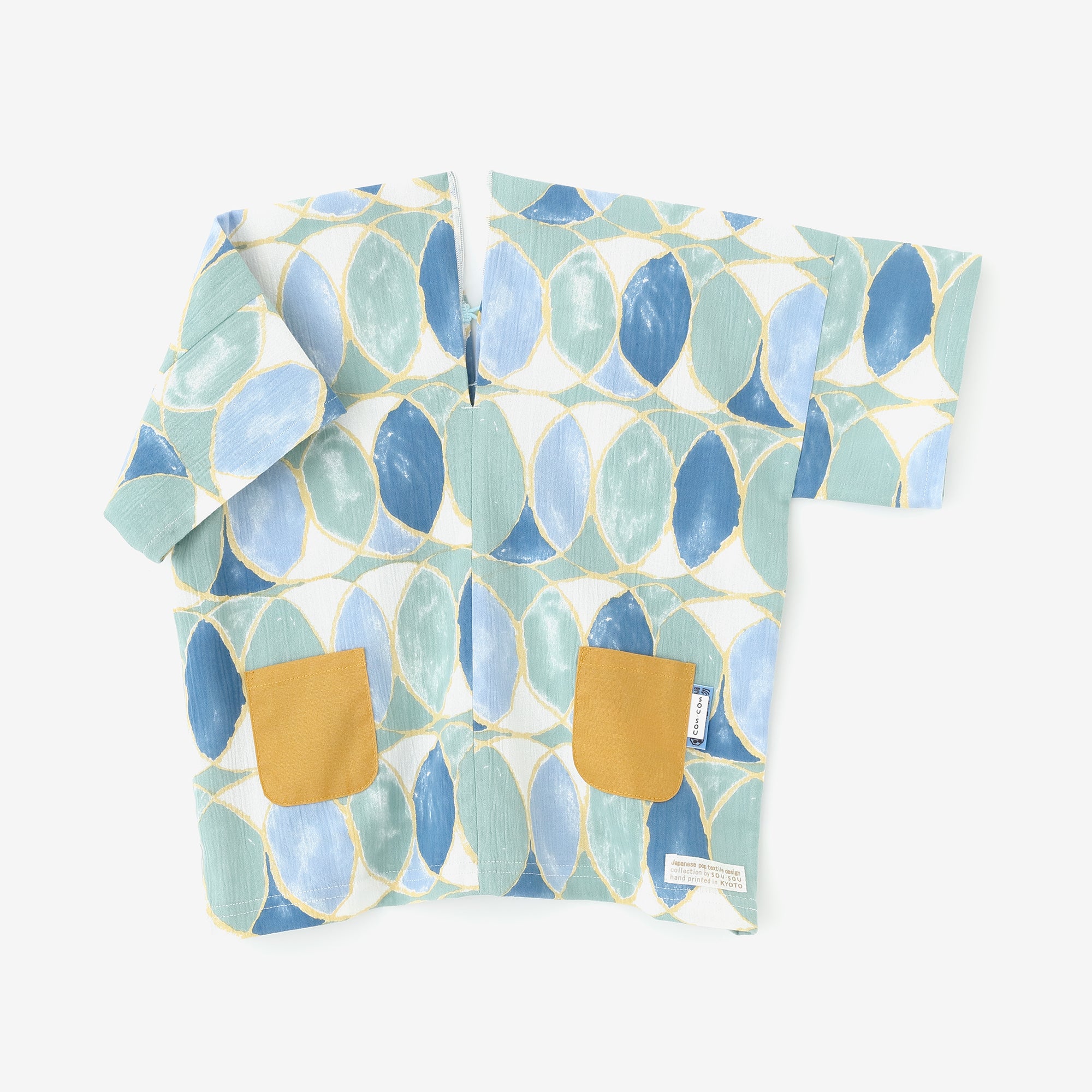 ●高島縮棉 20/20 方形上衣／孩童