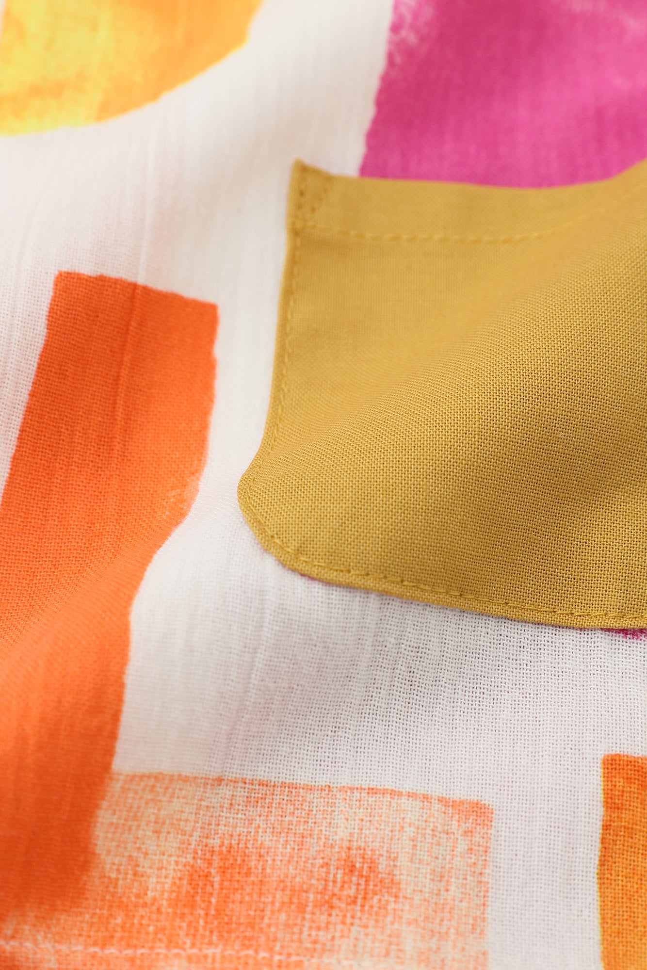 ●高島縮棉 20/20 方形上衣／孩童