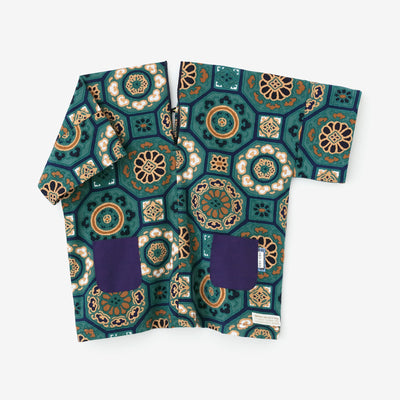 ●高島縮棉 20/20 方形上衣／孩童