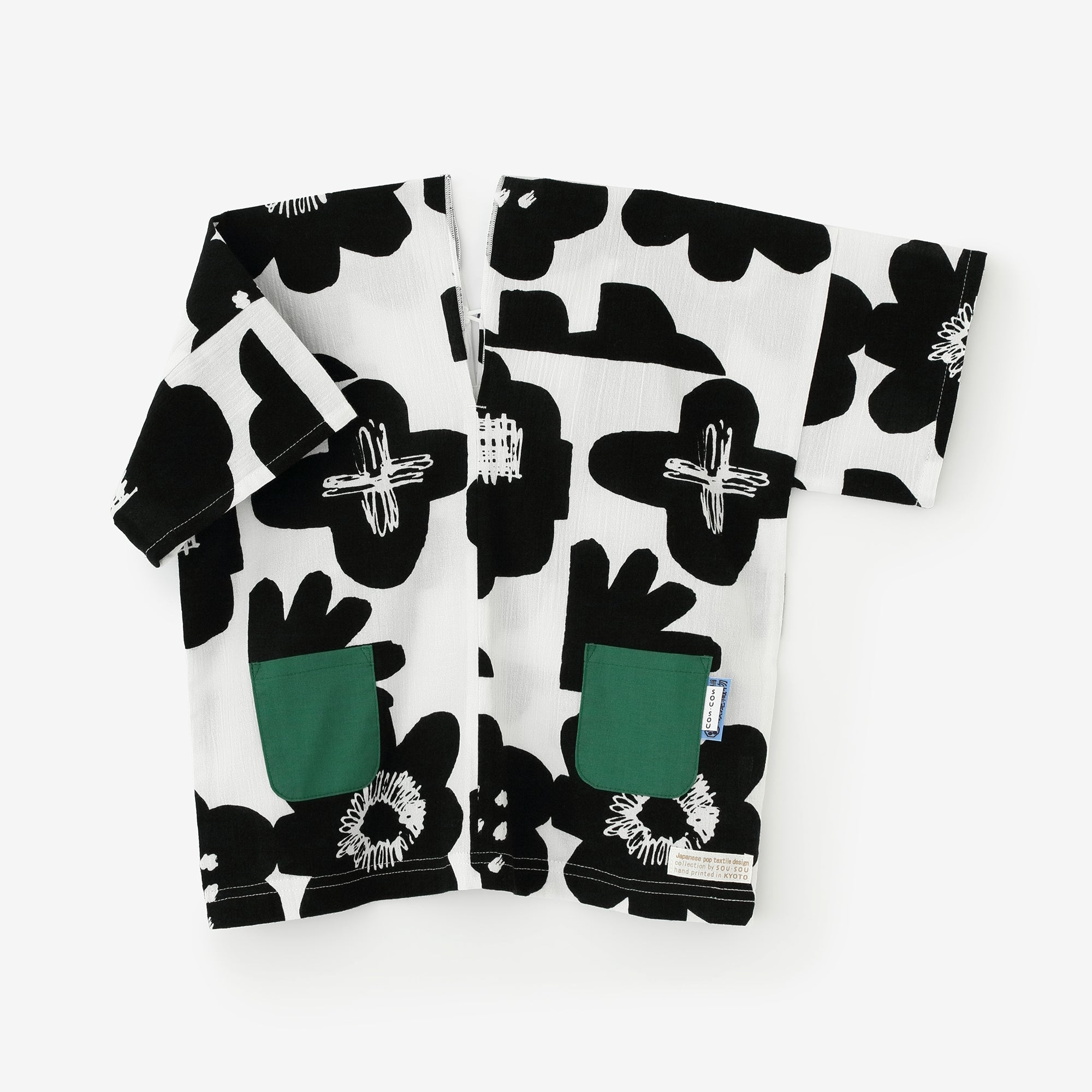 ●高島縮棉 20/20 方形上衣／孩童