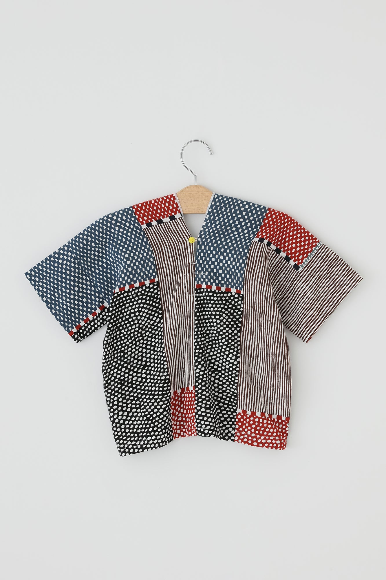 ●高島縮棉 20/20 方形上衣／孩童