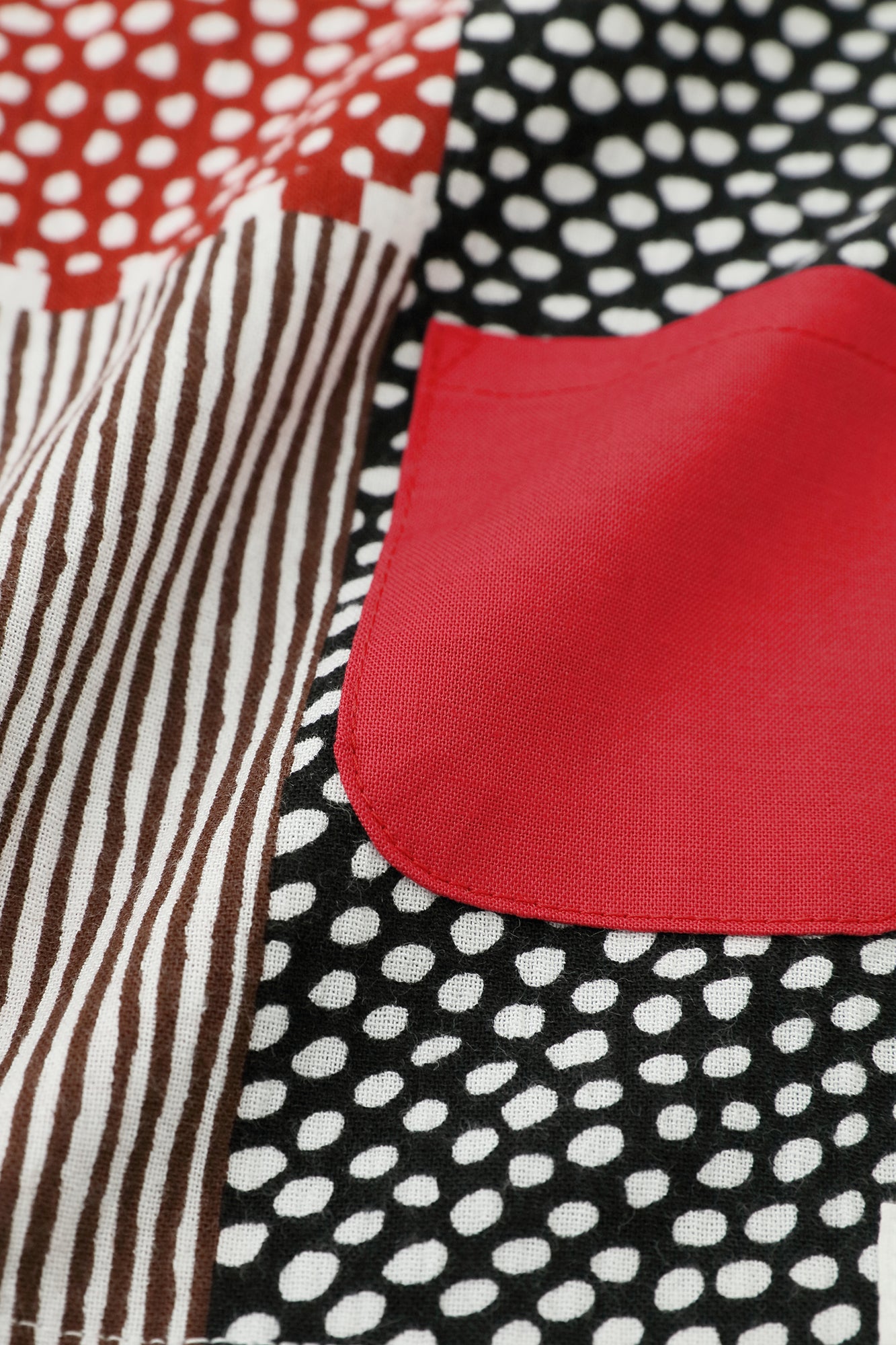 ●高島縮棉 20/20 方形上衣／孩童