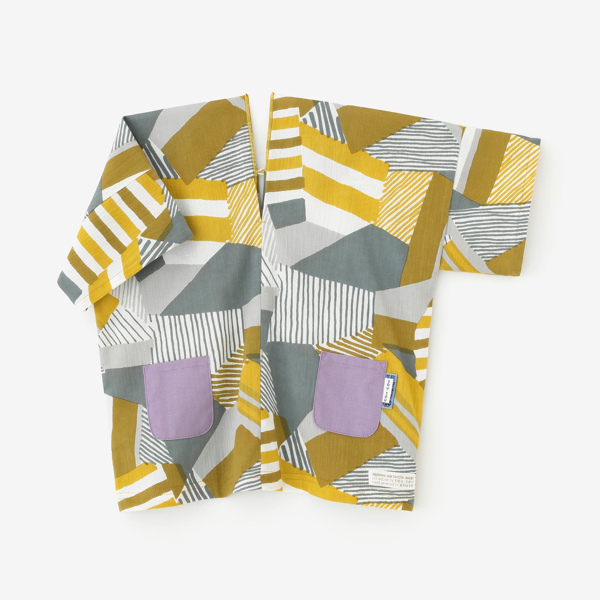 ●高島縮棉 20/20 方形上衣／孩童