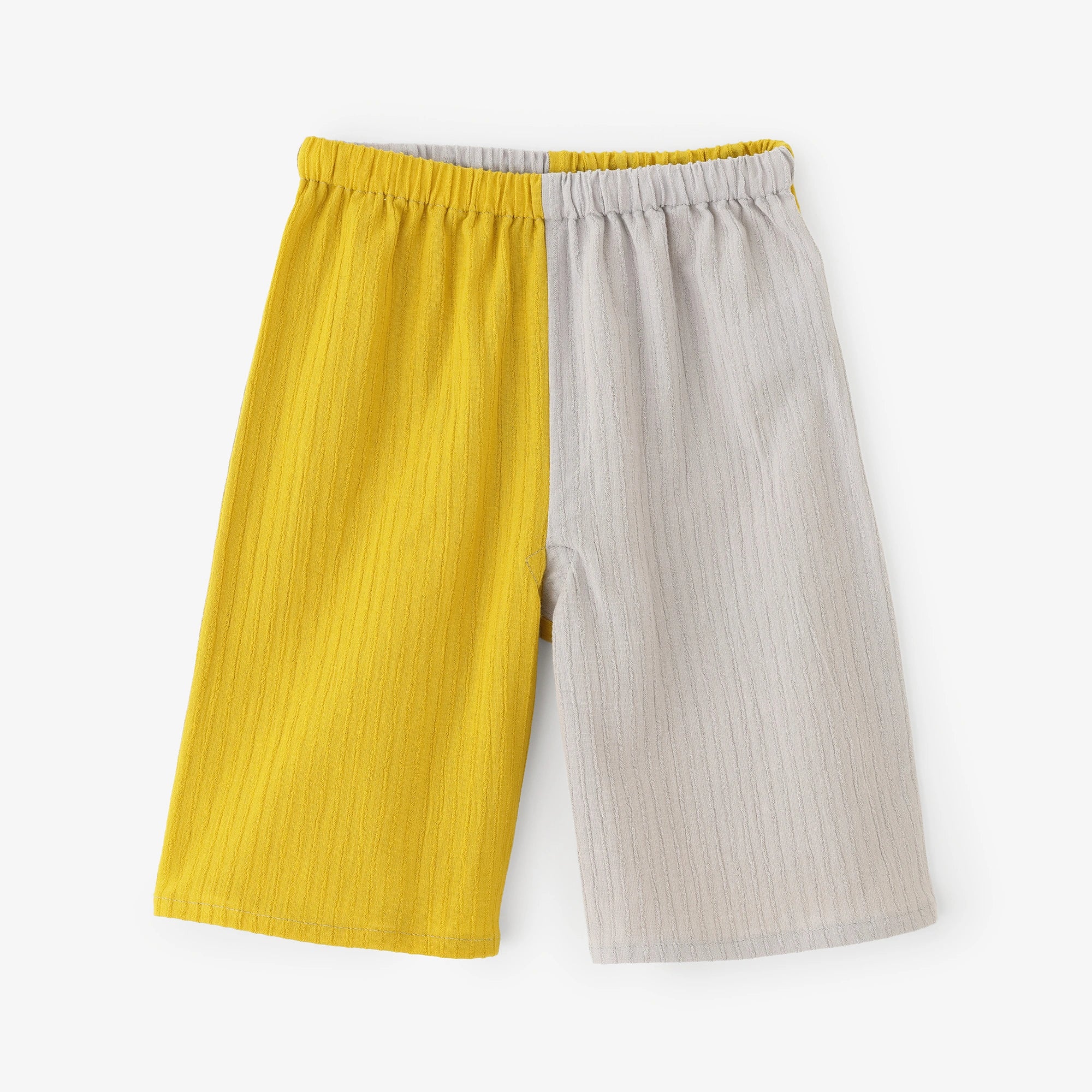 ●たかしまちぢみ 40/20 あきは こどもんぺ ひざたけ かたみがわり／うすはい×きいろ