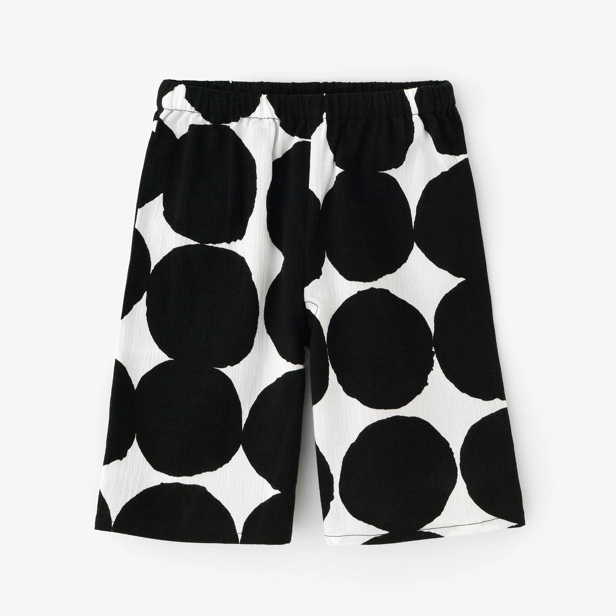 ●Chizimi Cotton 20/20 Knee Length Monpe Pants／Marbles