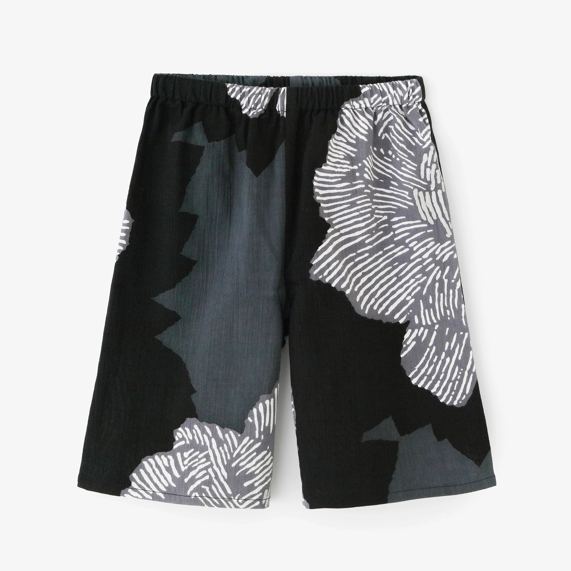 ●Chizimi Cotton 20/20 Knee Length Monpe Pants／Peony