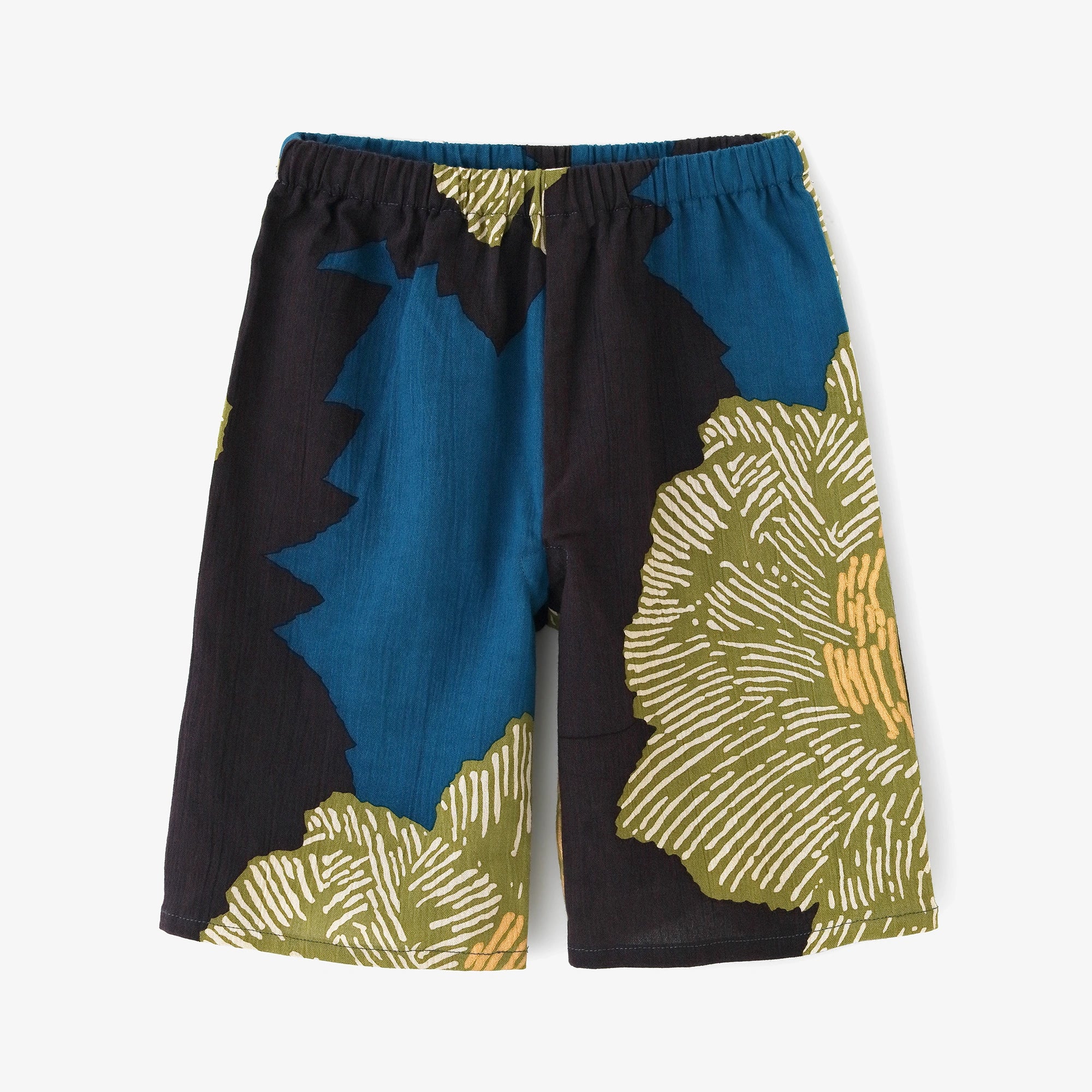 ●Chizimi Cotton 20/20 Knee Length Monpe Pants／Primitive Sculpture