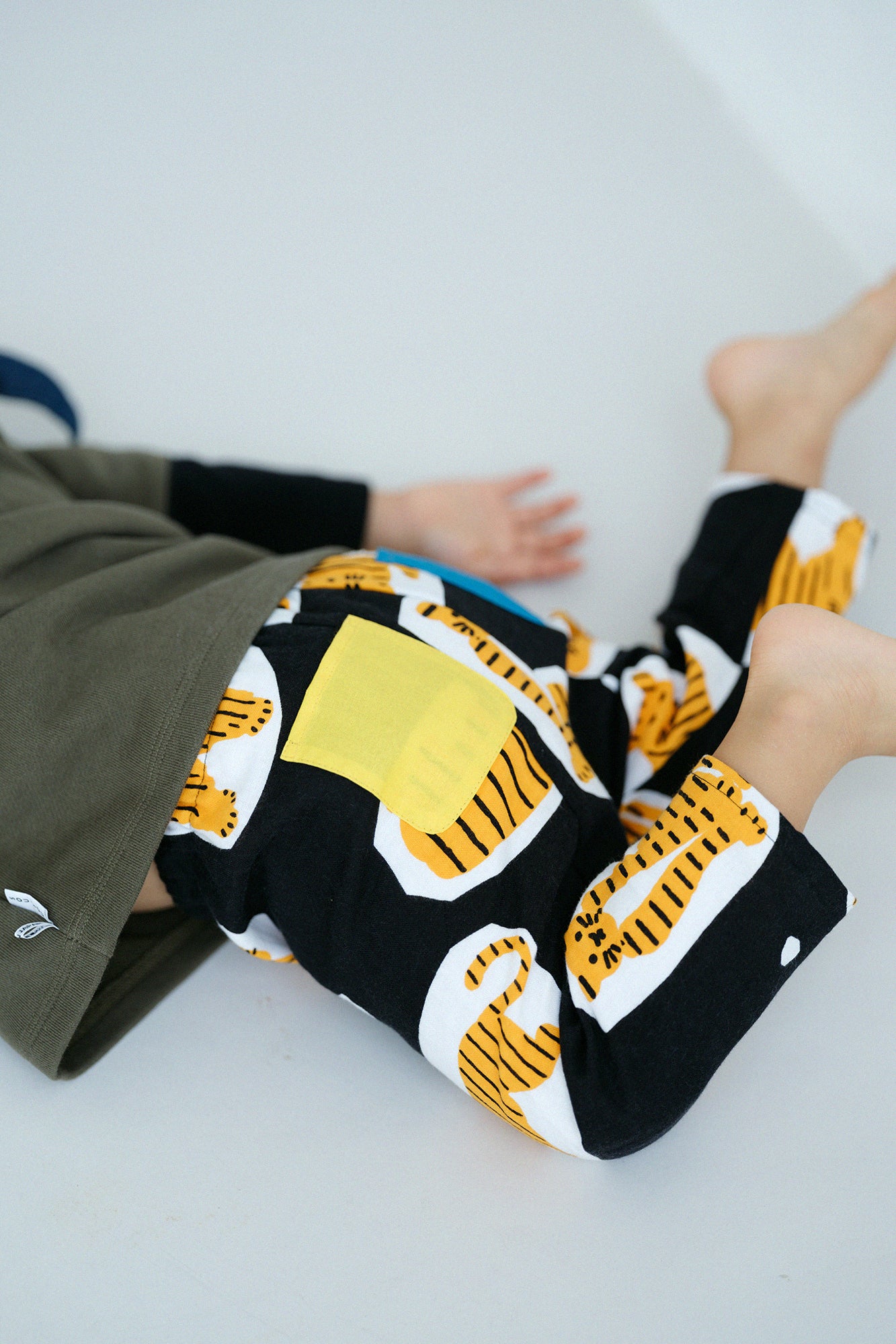 ●Isemomen童裝長褲伊勢木棉附裡襯／大象