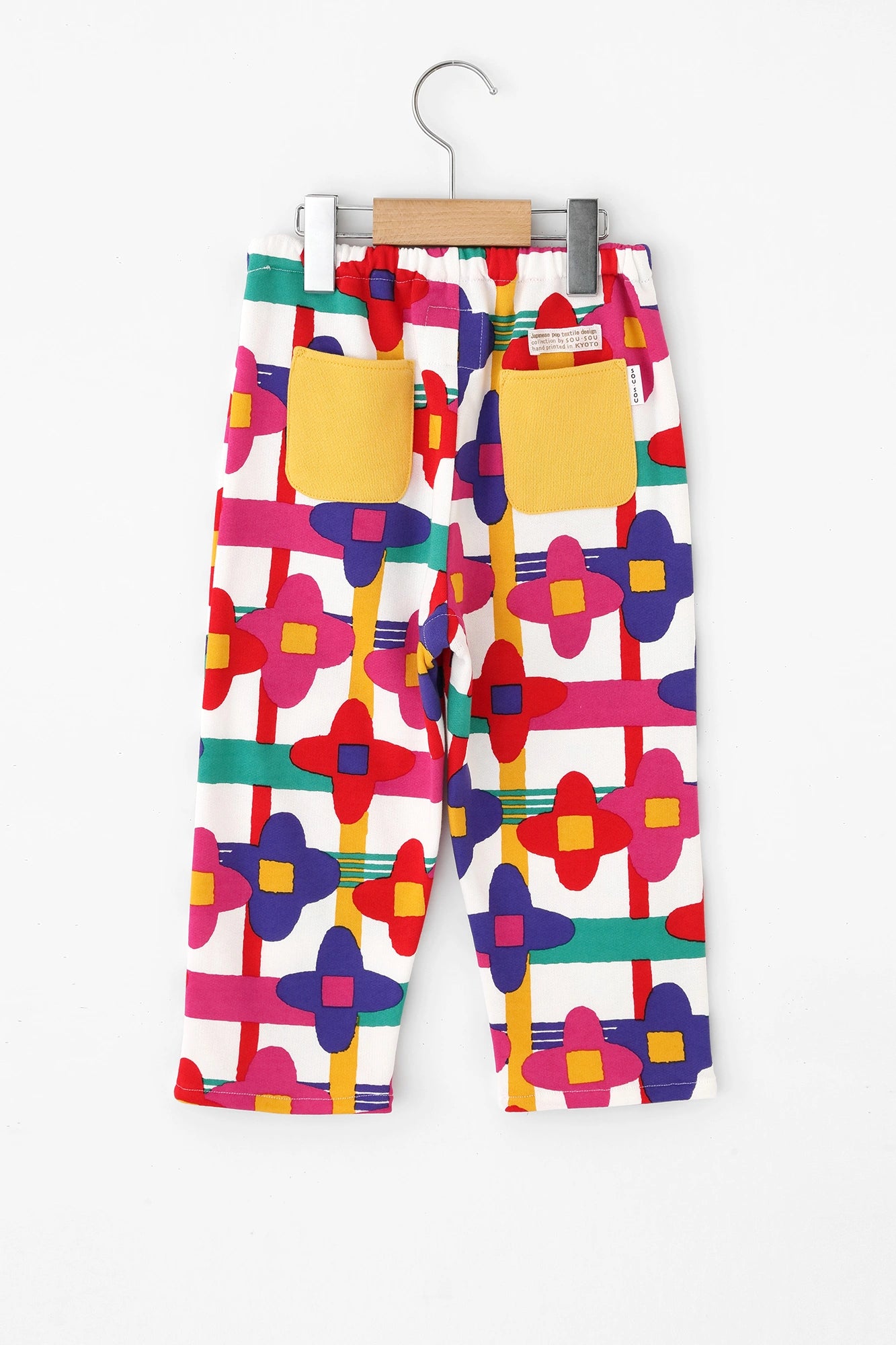 ●細內抓毛童裝長褲 ／花格子