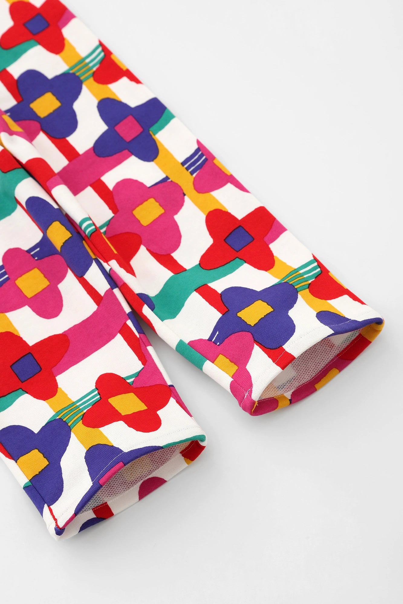 ●細內抓毛童裝長褲 ／花格子