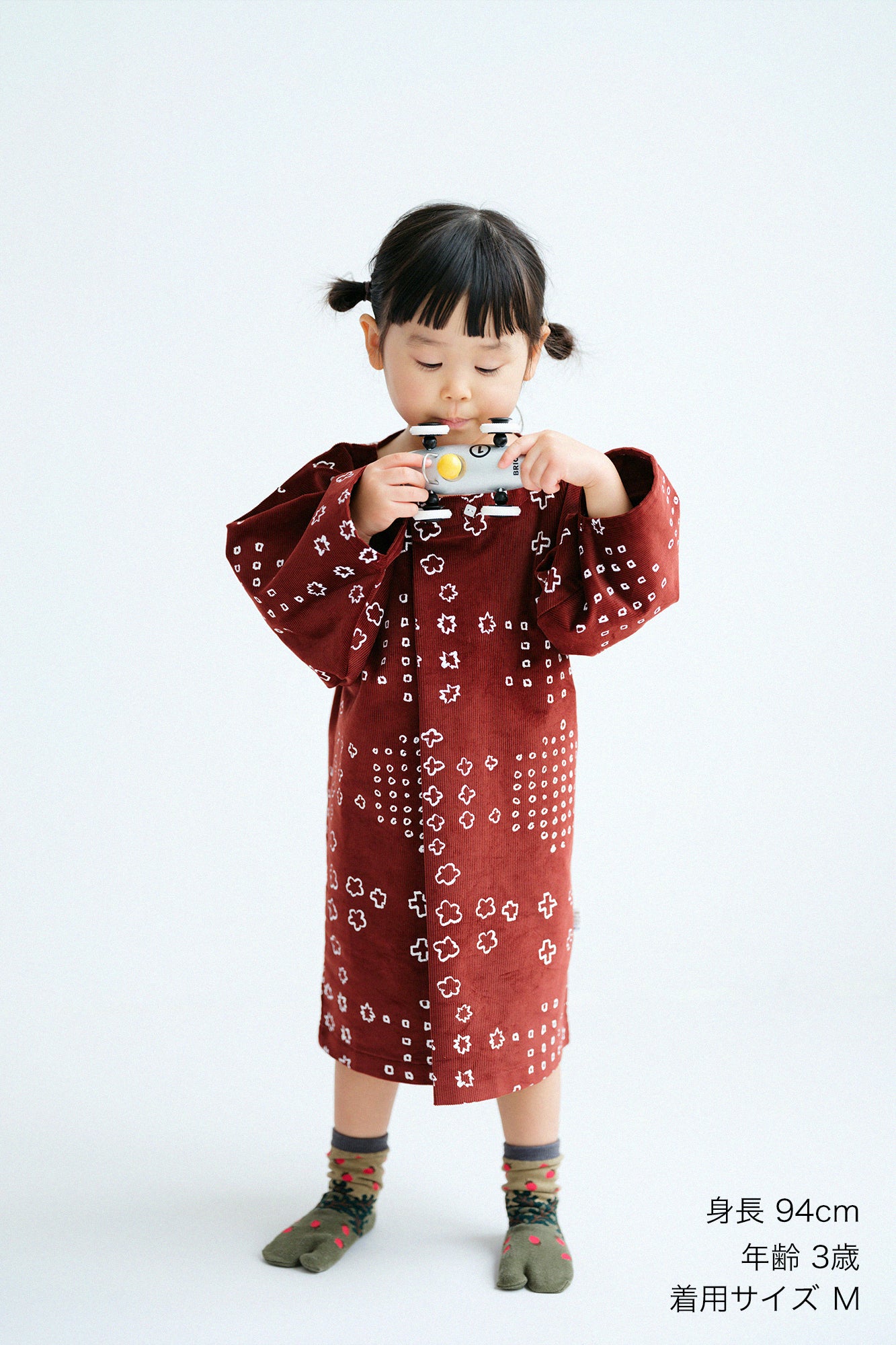 ●燈芯絨 圓弧袖貫頭衣/ 山希阿卡茶色