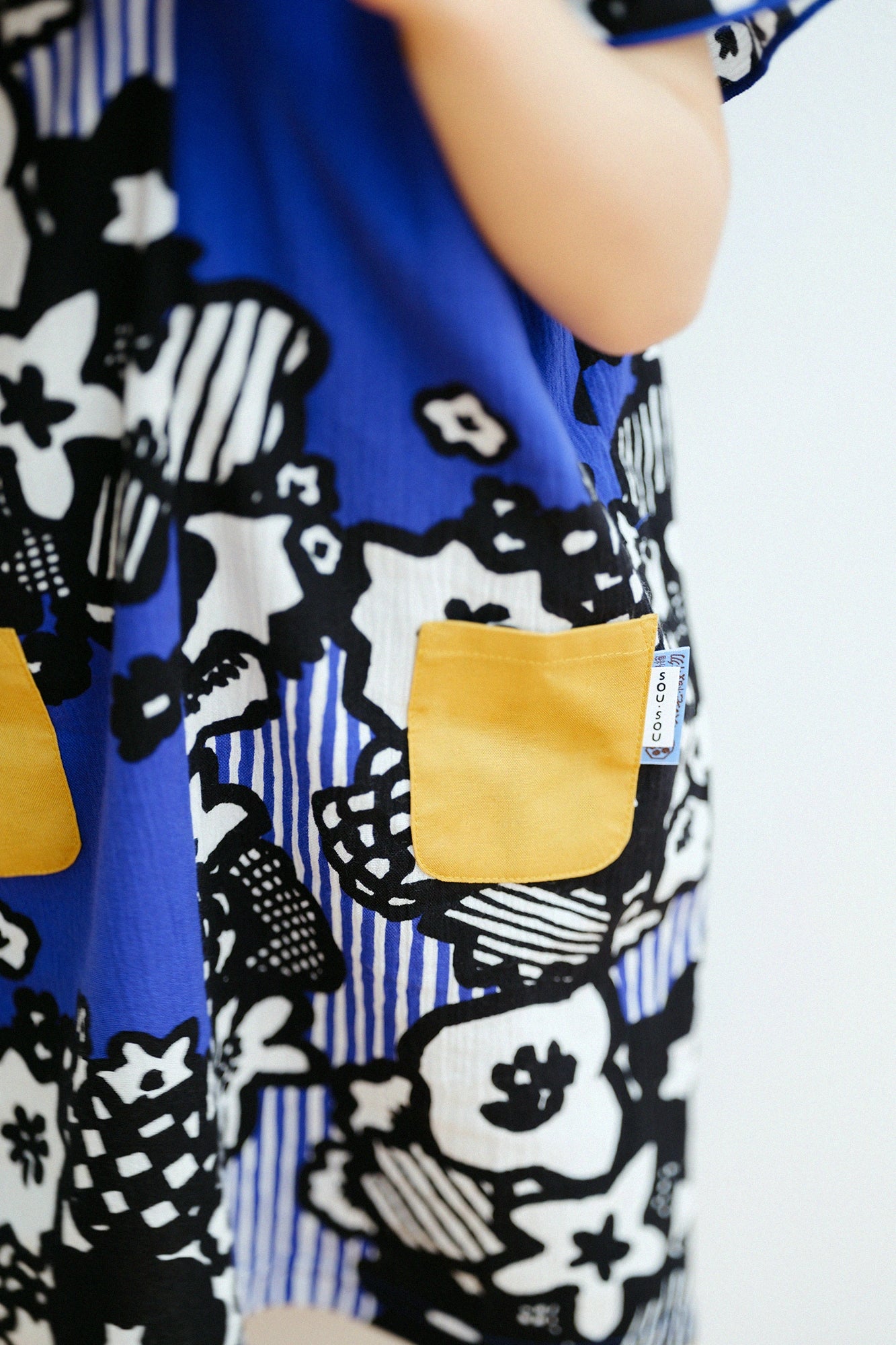 ●Chizimi Cotton 20/20 Rectangular Dress／Floral Confetti Ball  