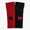 ●Chizimi Cotton 40/20 Akiha Rectangular Dress twisted/Wa yarn/Black × Red 