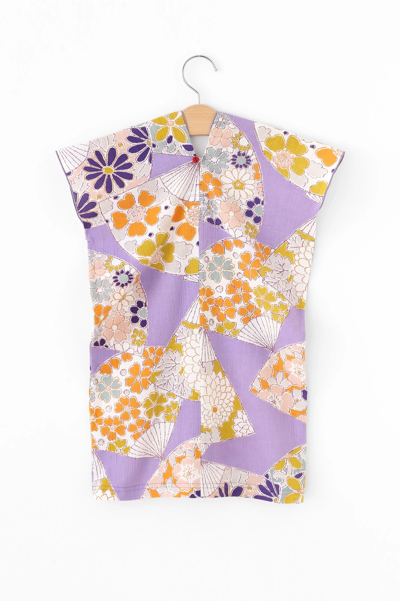 ● Chizimi Cotton 20/20 Rectangular Dress for Kids /Fan