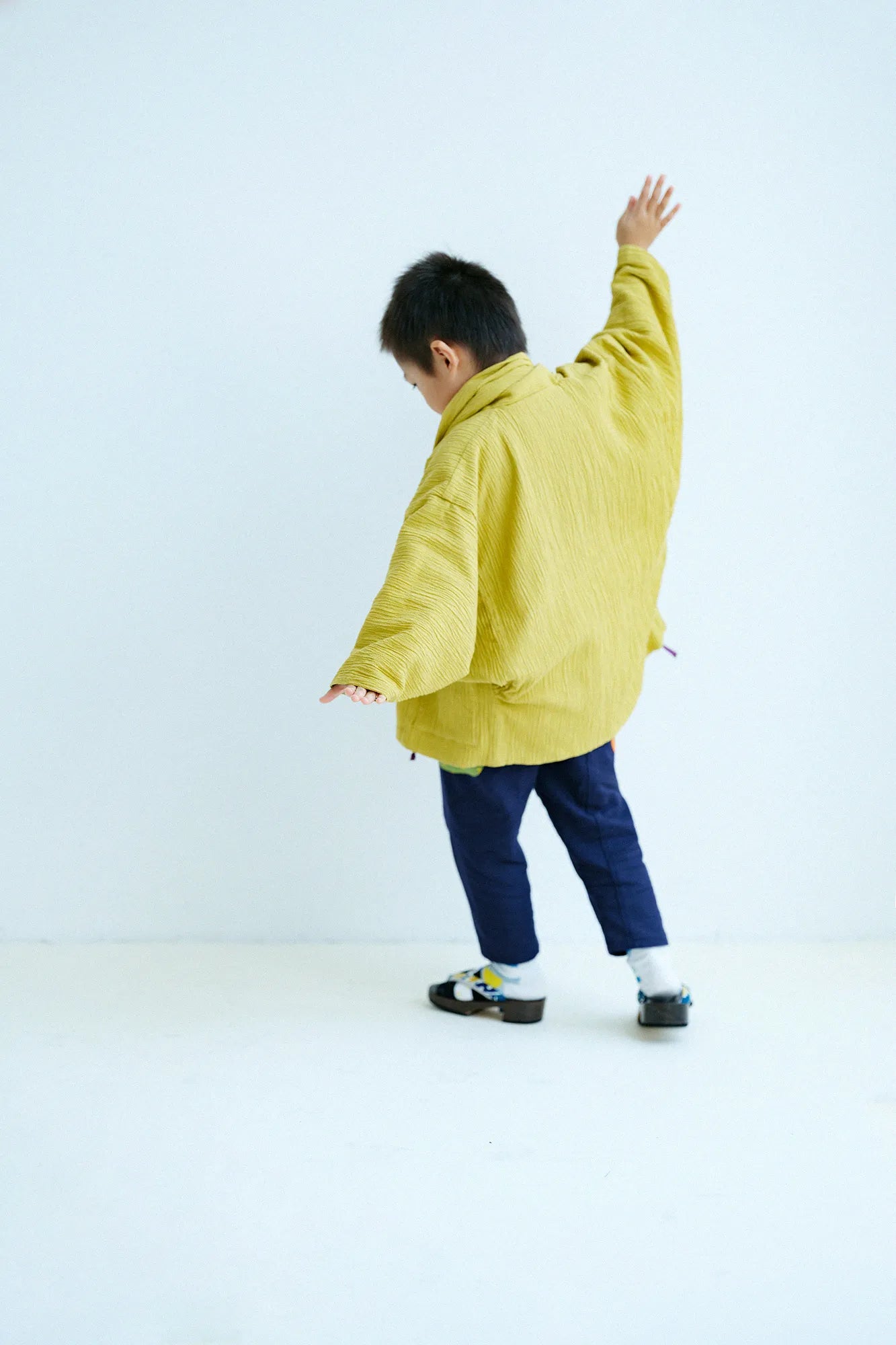 ●Takashima Chijimi 20/10 Kinderärmel/Koganeiro x Peacock