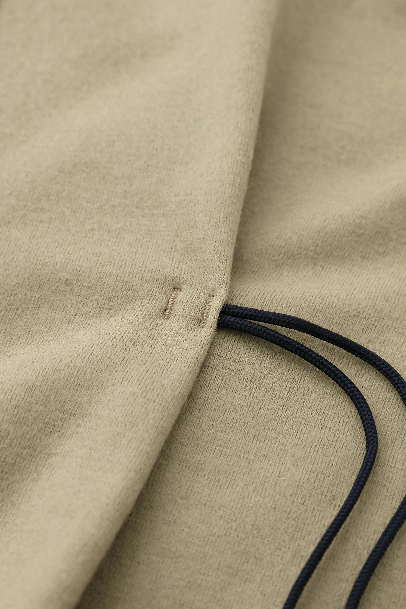 ●Combed Yarn Kisaragi Poncho with Lucky Charm/ Light color